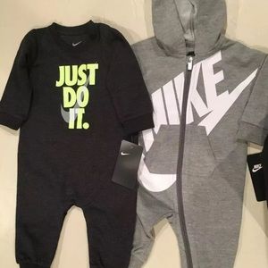 Set/2 • Nike Baby Boy Long Sleeve Rompers